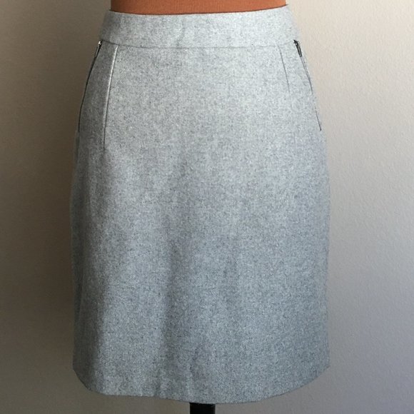 DE COLLECTION Wool Blend Pencil Skirt LARGE - Picture 2 of 13